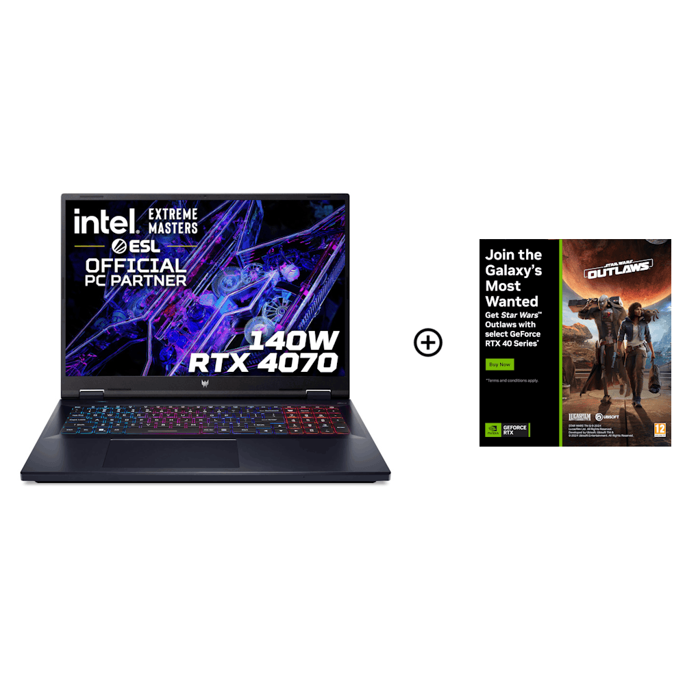 Acer Predator Helios Neo 18 NVIDIA RTX 4070 16GB 18 WQXGA 240Hz Intel i7-14700HX Gaming Laptop