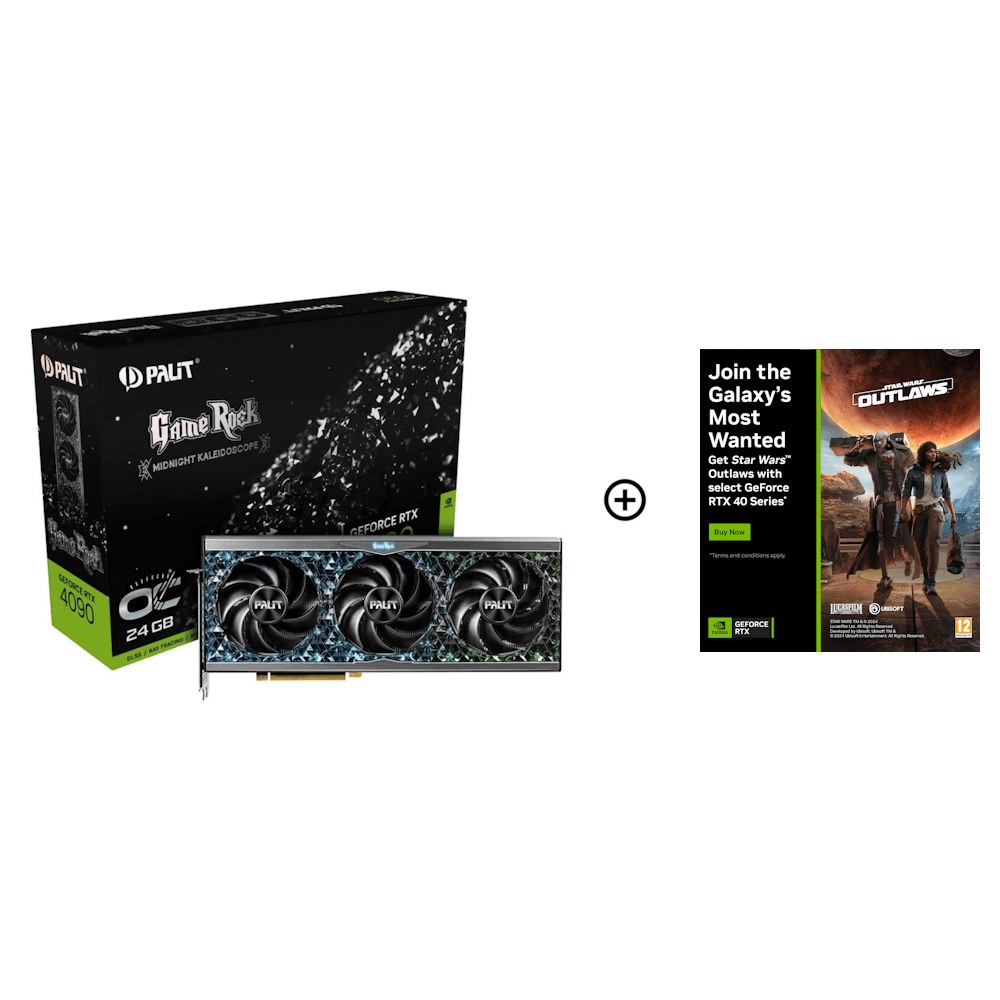 Palit GeForce RTX 4090 GameRock OC 24GB GDDR6X PCI-Express Graphics Card