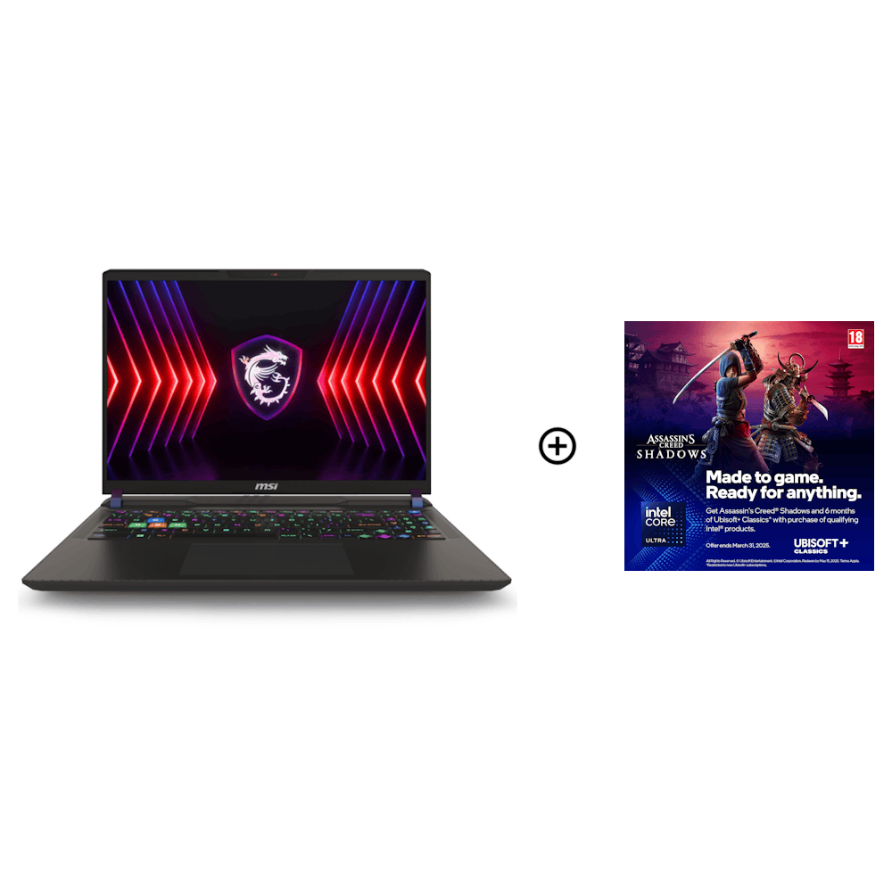 MSI Vector 16 HX NVIDIA RTX 4070 32GB 16 QHD+ 240Hz Intel i9-14900HX Gaming Laptop