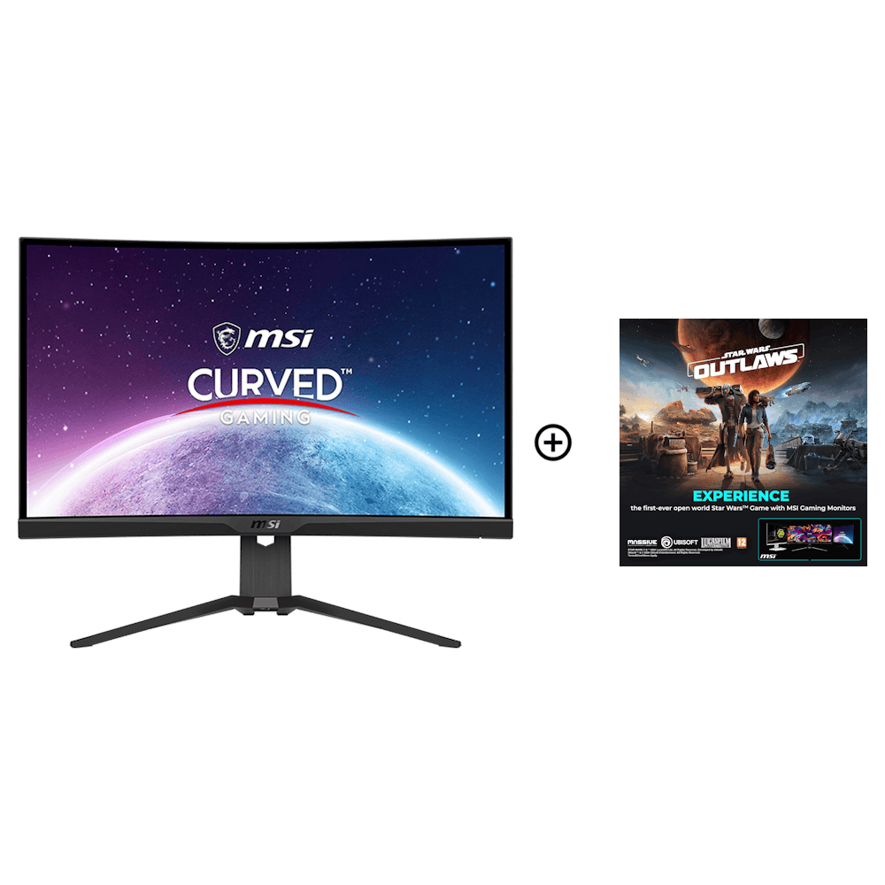 MSI 27" MAG 275CQRXF 2560x1440 Rapid VA 240Hz 1ms HDR400 Widescreen Gaming Monitor