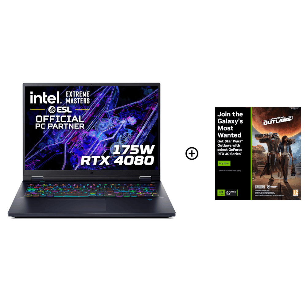 Acer Predator Helios 18 NVIDIA RTX 4080 32GB 18 WQXGA 240Hz Intel i9-14900HX Gaming Laptop