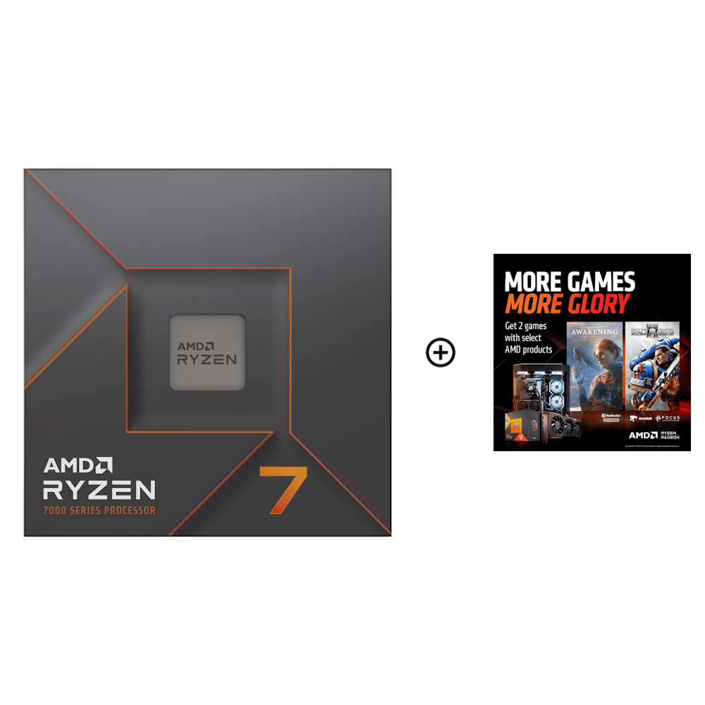 AMD Ryzen 7 7700X Eight Core 5.40GHz  (Socket AM5) Processor - Retail