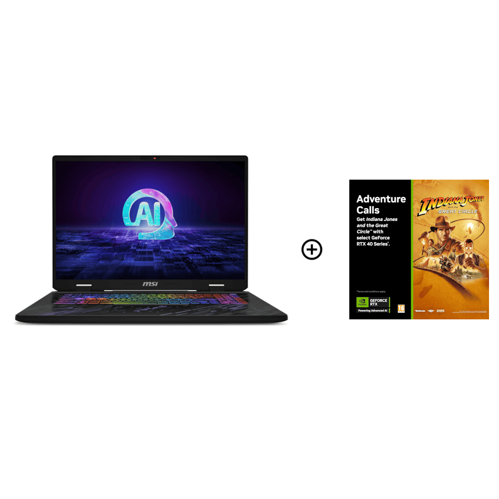 MSI Pulse 17 NVIDIA RTX 4070 16GB 17" QHD+ 240Hz Intel Ultra 9 185H Gaming Laptop