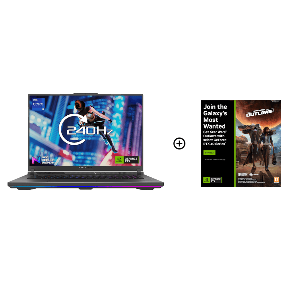 ASUS ROG Strix G18 NVIDIA RTX 4070 32GB 18.0 WQXGA 240Hz Intel i9-14900HX Gaming Laptop