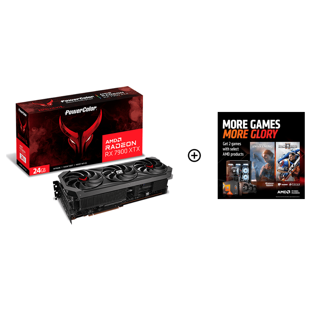 PowerColor - Powercolor Radeon RX 7900 XTX Red Devil 24GB GDDR6 PCI-Express Graphics Card