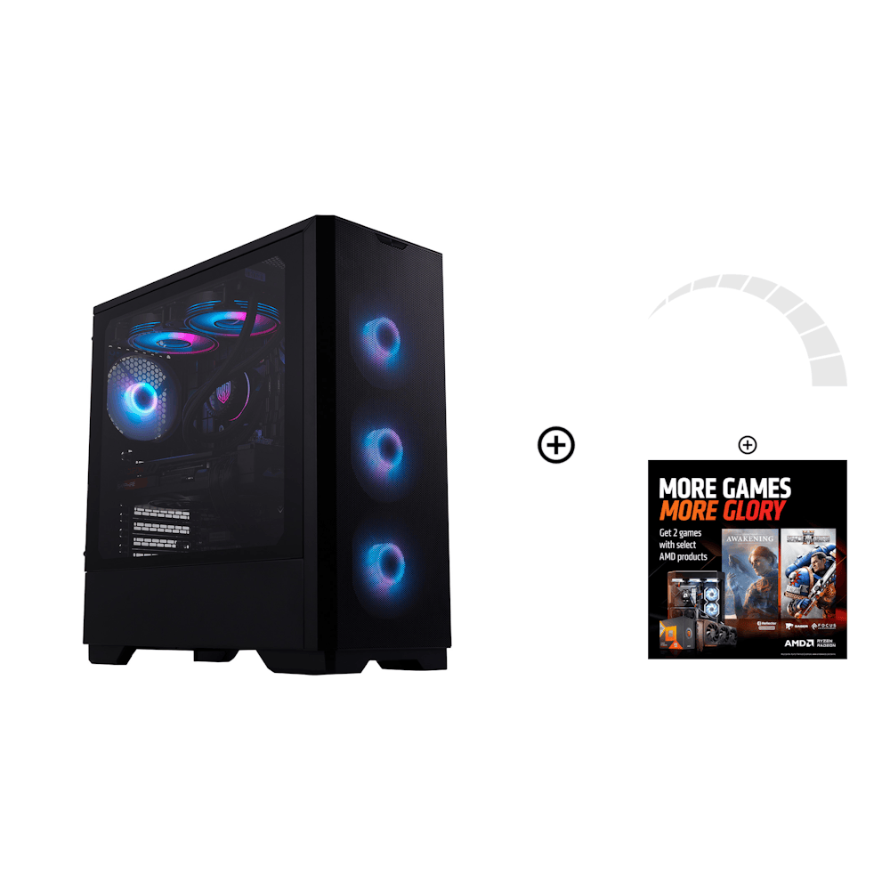 Overclockers UK - OcUK Gaming Buzzard - Intel i7 13700F, Radeon RX 7800 XT Gaming PC