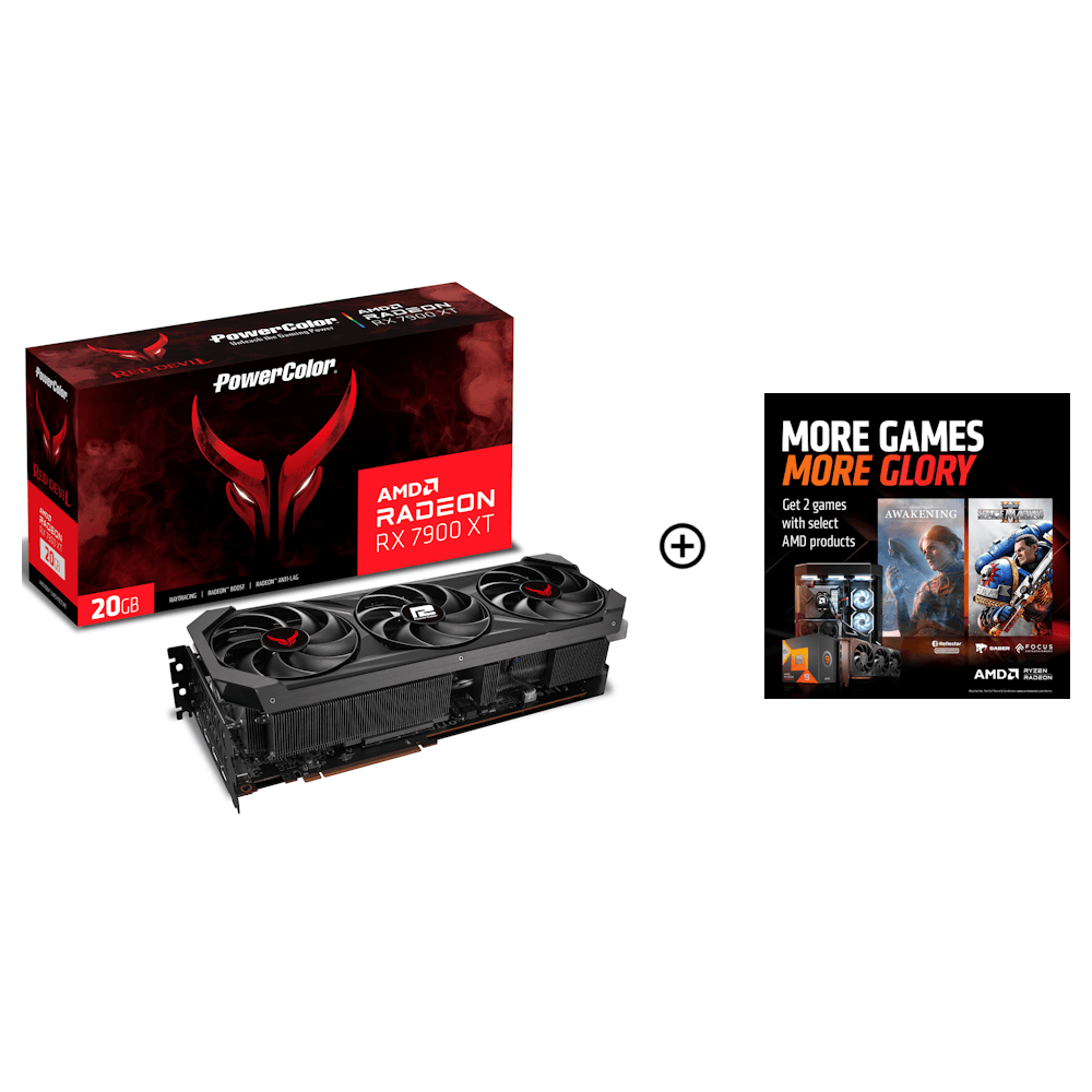 PowerColor - Powercolor Radeon RX 7900 XT Red Devil 20GB GDDR6 PCI-Express Graphics Card