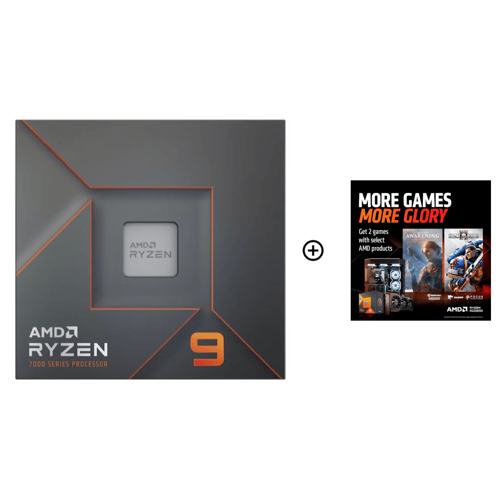 AMD - AMD Ryzen 9 7900 Twelve Core 5.40GHz  (Socket AM5) Processor - Retail