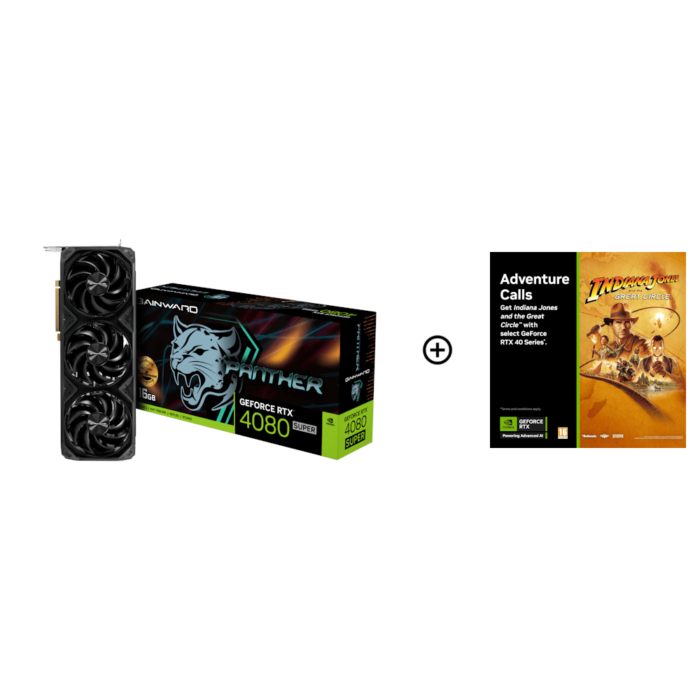 Gainward GeForce RTX 4080 SUPER Panther OC 16GB GDDR6X PCI-Express Graphics