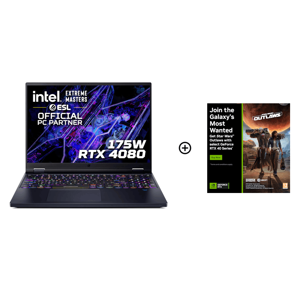 Acer Predator Helios 16 NVIDIA RTX 4080 32GB 16 WQXGA 240Hz Intel i9-14900HX Gaming Laptop