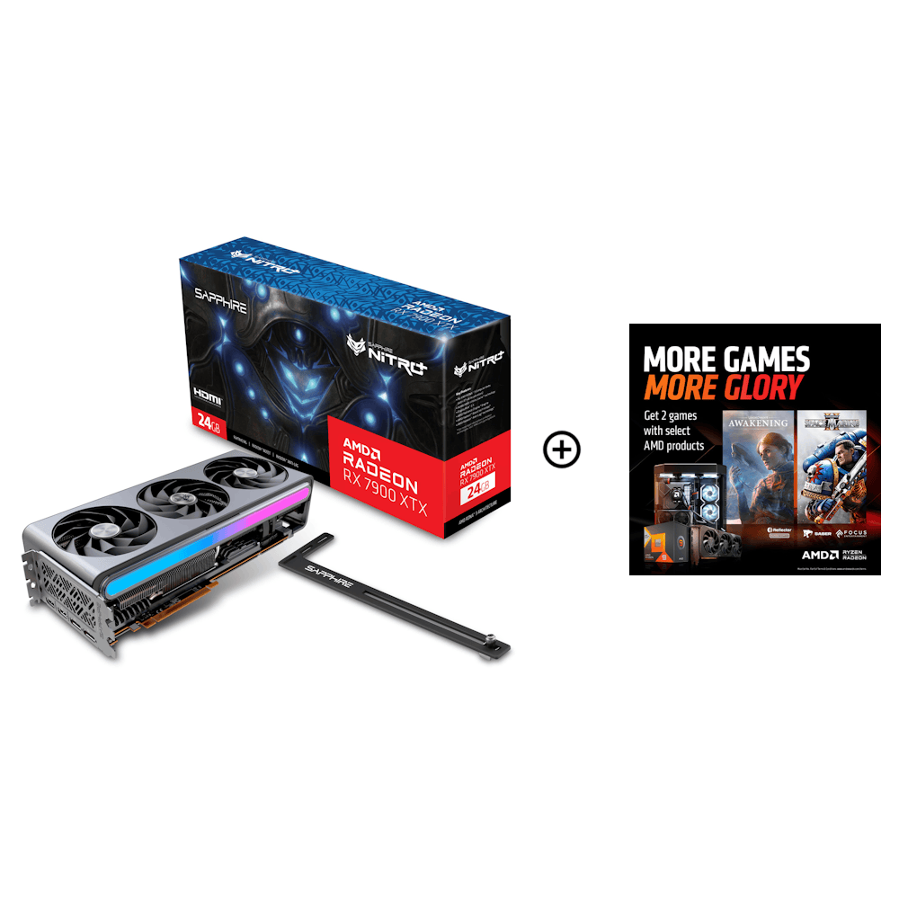 Sapphire Radeon RX 7900 XTX Nitro+ Vapor-X 24GB GDDR6 PCI-Express Graphics Card