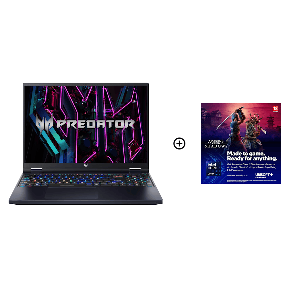 Acer Predator Helios 18 NVIDIA RTX 4080, 16GB, 18" WQXGA 240Hz, Intel i9-13900HX Gaming Laptop