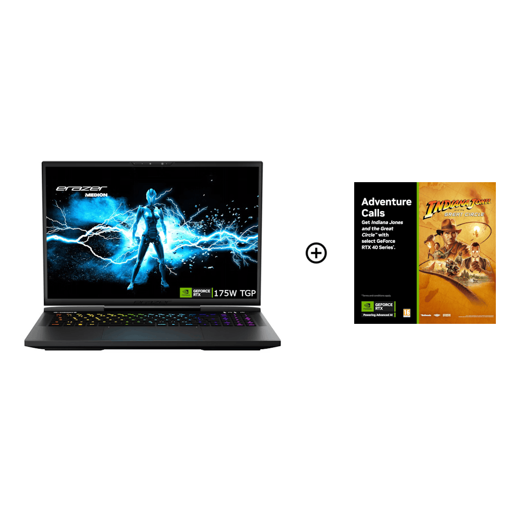 Medion - Medion Erazer Beast X40 NVIDIA RTX 4080 32GB 17.3 240Hz QHD Intel i7-13700HX Gaming Laptop