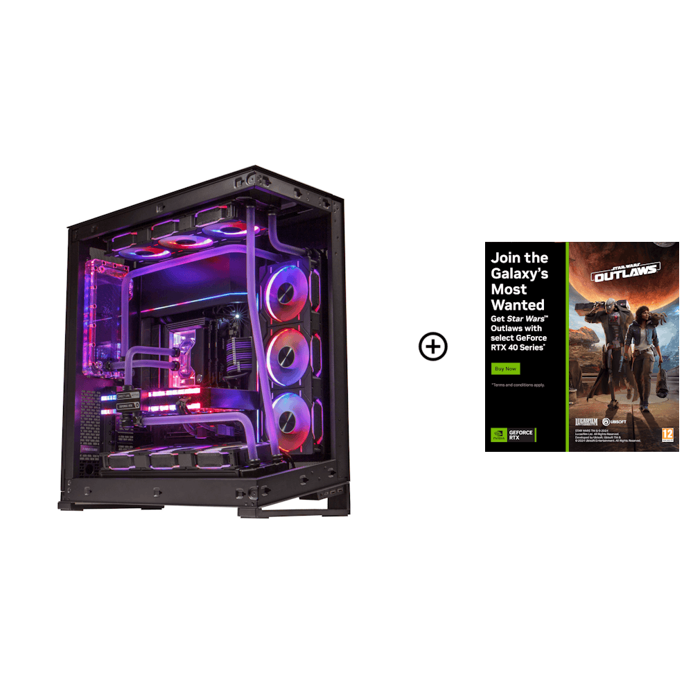 Infin8 C99 - AMD Ryzen 7950X3D, RTX 4090 Watercooled Gaming PC