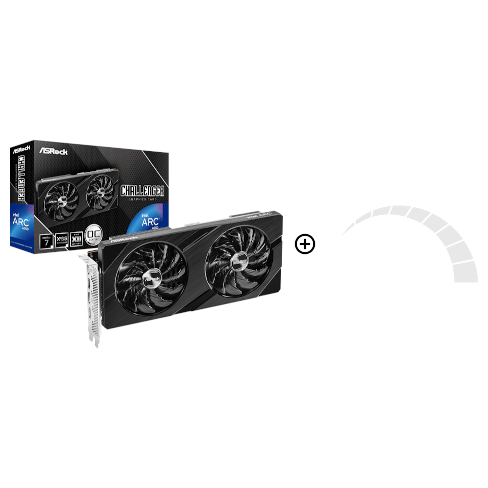 Intel ARC A750 Challenger D OC 8GB GDDR6 PCI-Express Graphics Card