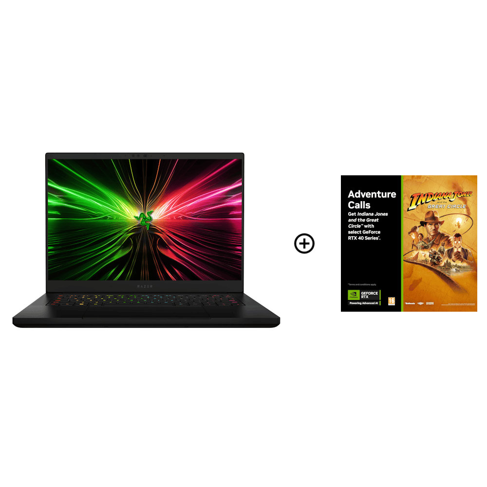 Razer - Razer Blade 14 NVIDIA RTX 4070, 32GB, 14" QHD+ 240Hz, AMD R9-8940HS Gaming Laptop