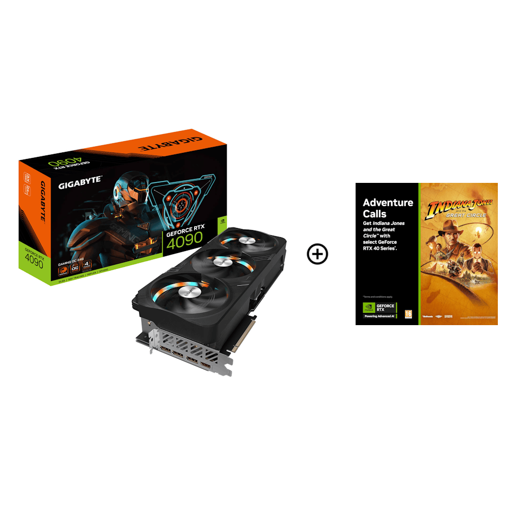 Gigabyte GeForce RTX 4090 Gaming OC 24GB GDDR6X PCI-Express Graphics Card