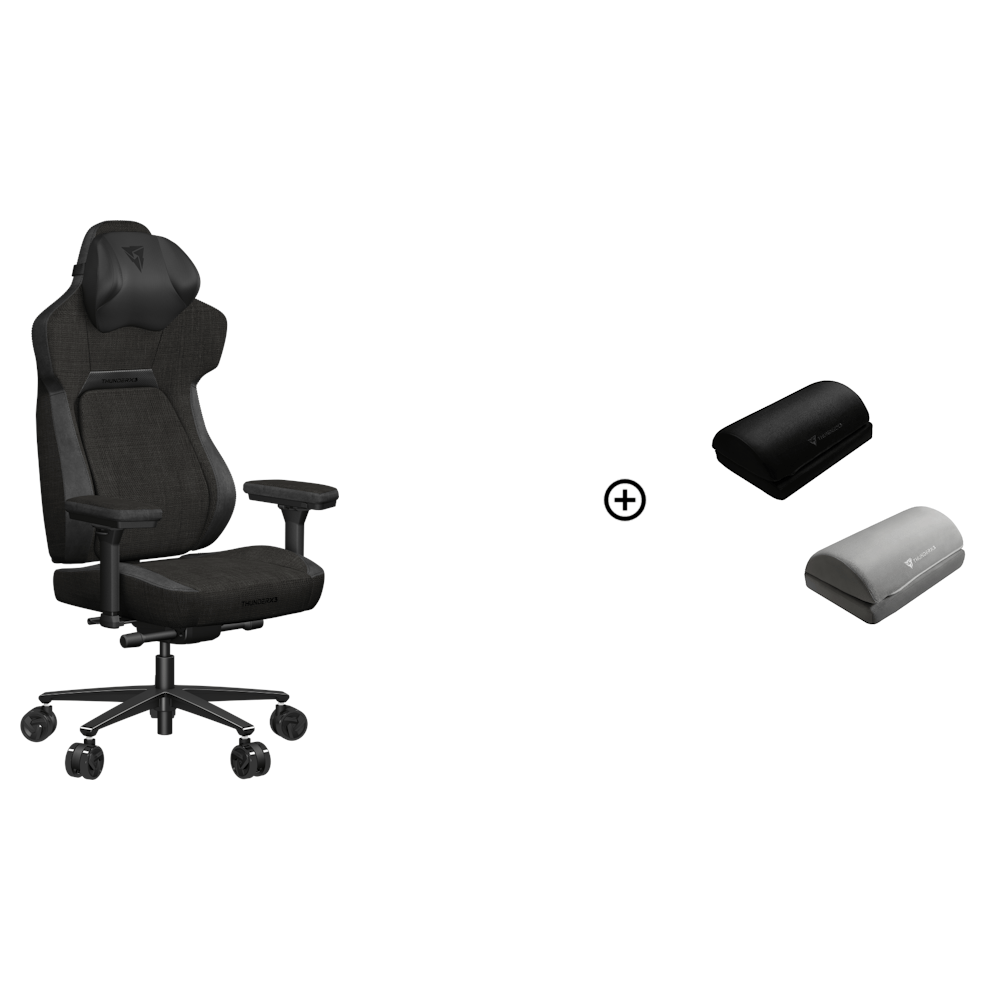 ThunderX3 CORE Fabric Gaming Chair - Charcoal Black