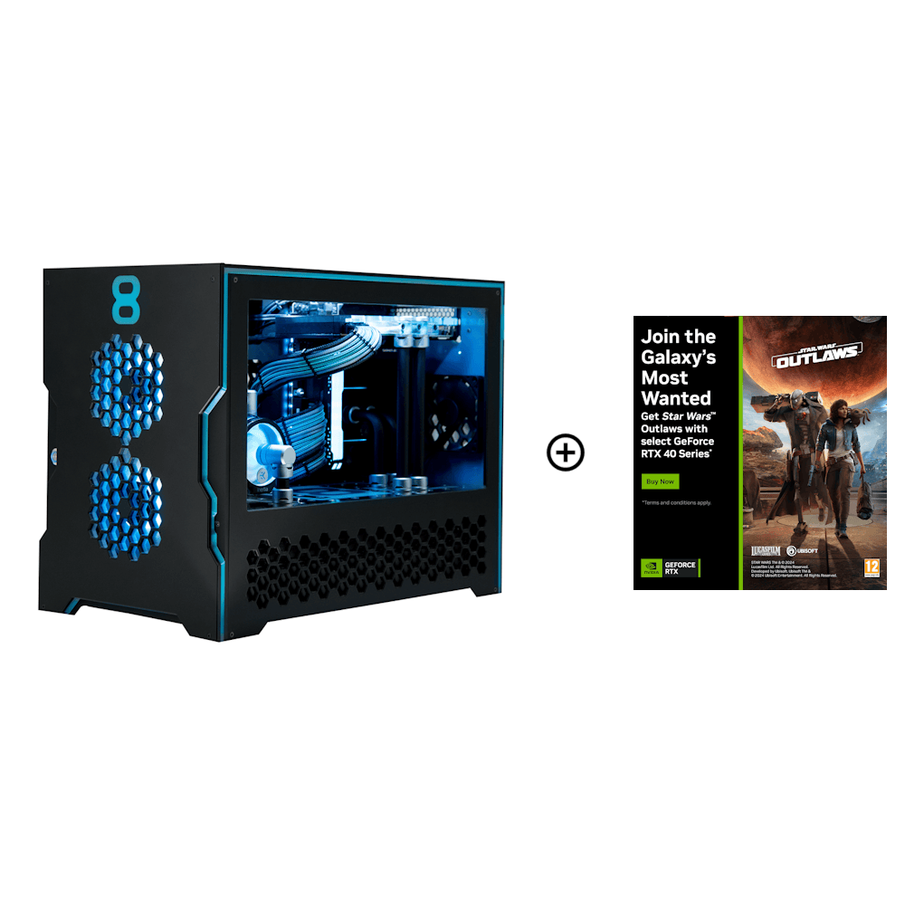 8Pack - 8Pack Meteoroid MK2 - AMD Ryzen 7900X - GeForce RTX 4080 Super Extreme Gaming PC