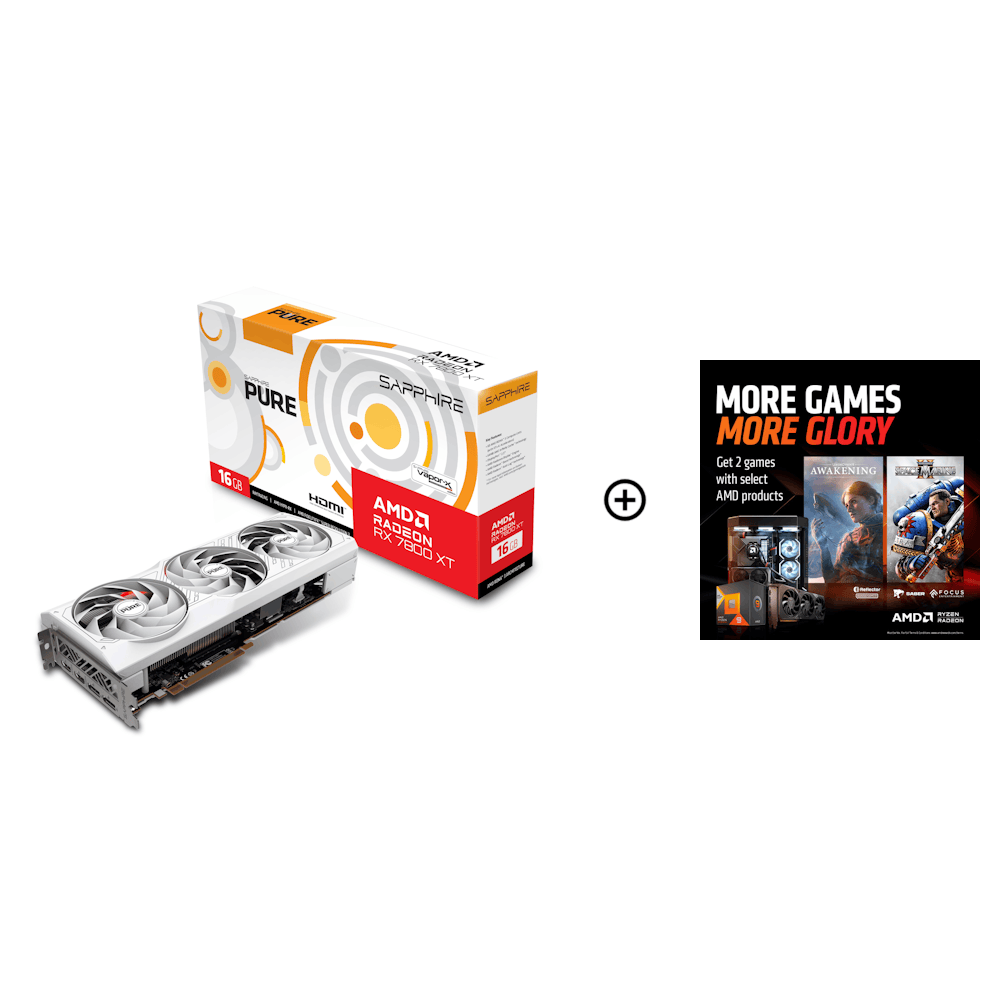 SAPPHIRE PURE AMD Radeon™ RX 7800 XT Gaming Graphics Card with 16GB GDDR6, AMD RDNA™ 3 architecture