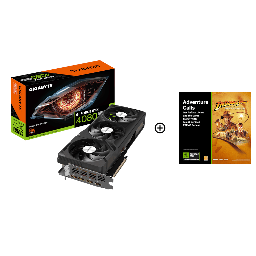 Gigabyte GeForce RTX 4080 SUPER WindForce V2 16GB GDDR6X PCI-Express Graphics