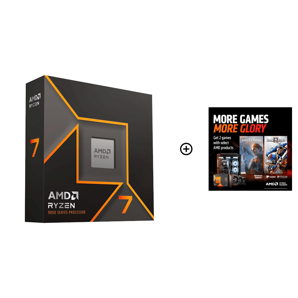 AMD - AMD Ryzen 7 9700X Eight Core 5.50GHz (Socket AM5) Processor - Retail