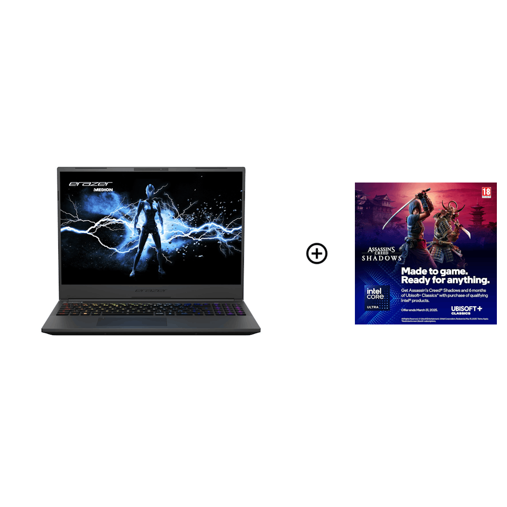 Medion Erazer Major X20 NVIDIA RTX 4070 16GB 16.0 240Hz QHD Intel i7-13700HX Gaming Laptop