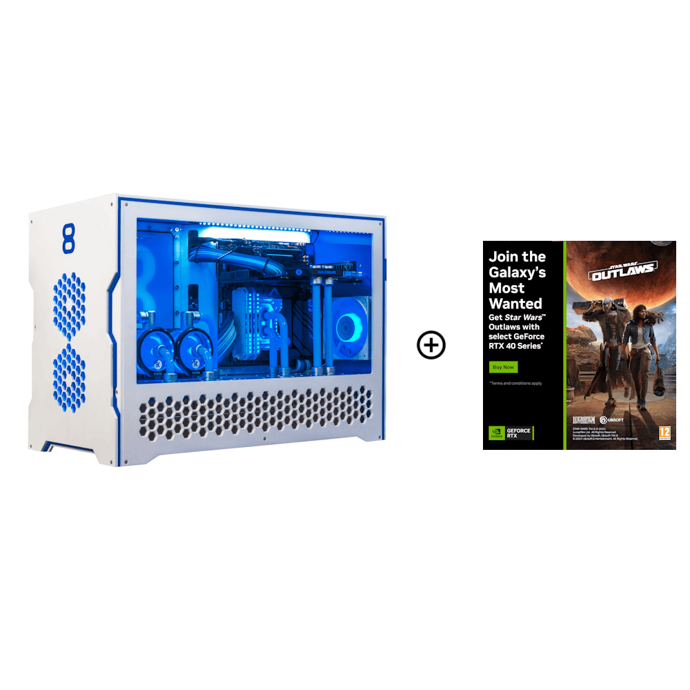 8Pack Comet MK2 - AMD Ryzen 9 7950X3D - Geforce RTX 4090 Extreme Overclocked PC