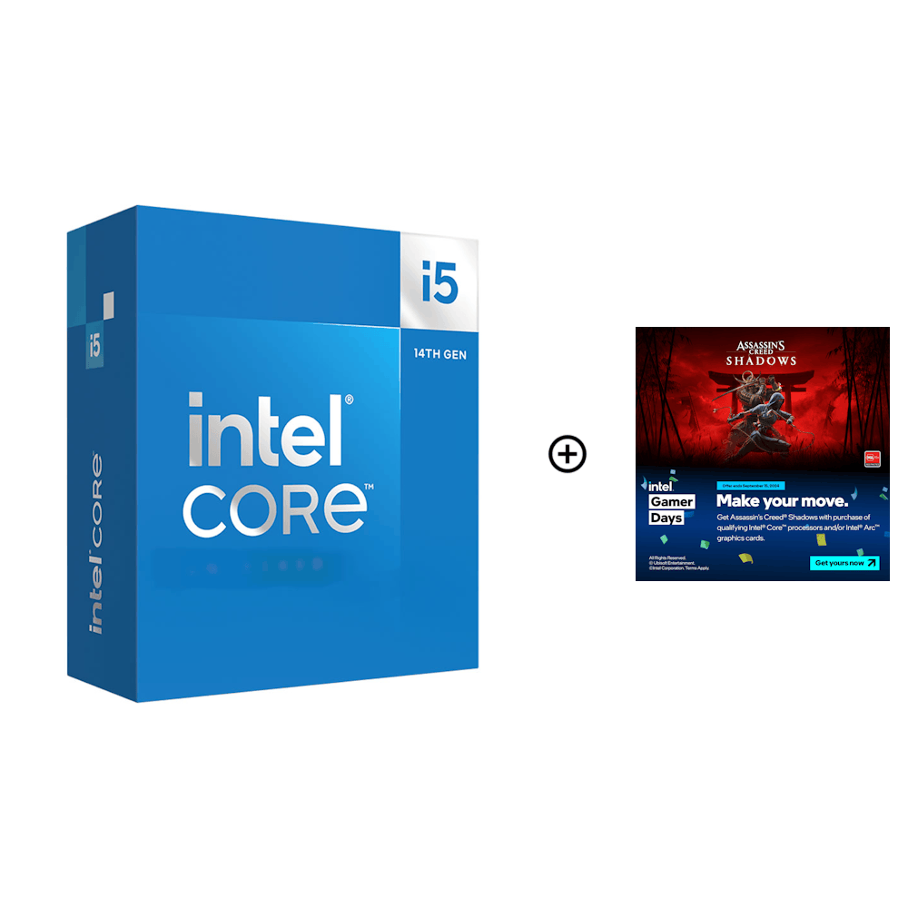 Intel Core i5-14600KF (Raptor Lake-S) Socket LGA1700 Processor - Retail