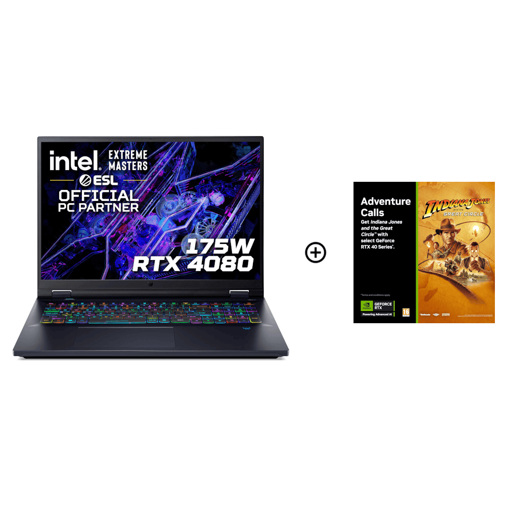 Acer Predator Helios 18 NVIDIA RTX 4080 32GB 18 WQXGA 240Hz Intel i9-14900HX Gaming Laptop