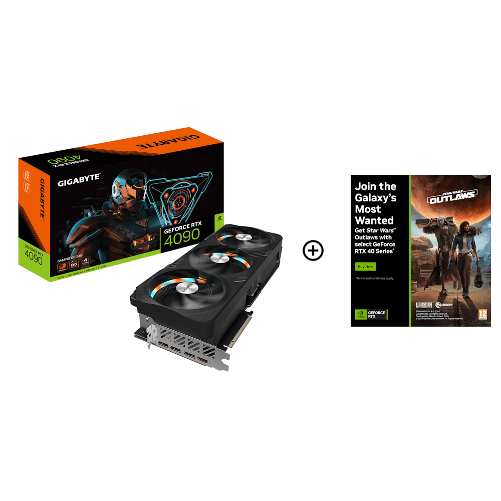 Gigabyte GeForce RTX 4090 Gaming OC 24GB GDDR6X PCI-Express Graphics Card