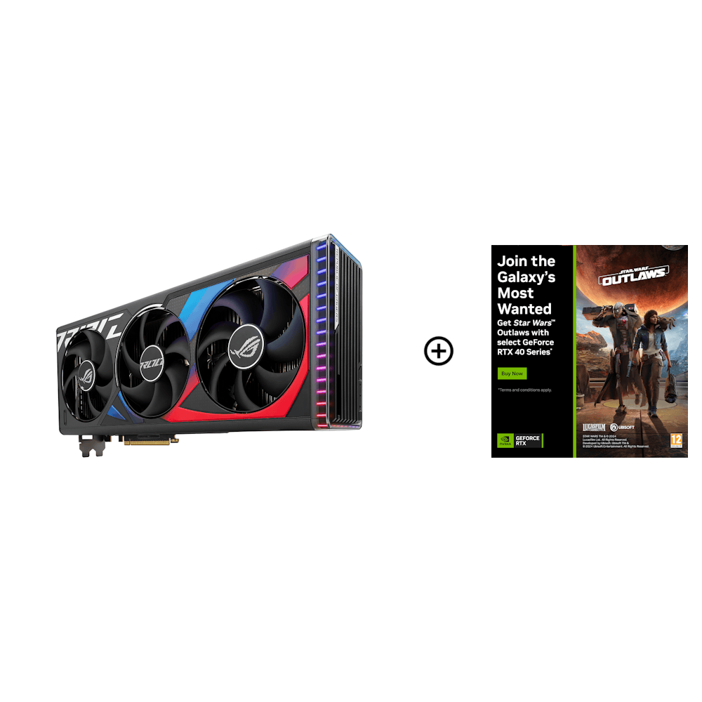 Asus GeForce RTX 4080 SUPER ROG Strix OC 16GB GDDR6X PCI-Express Graphics Card