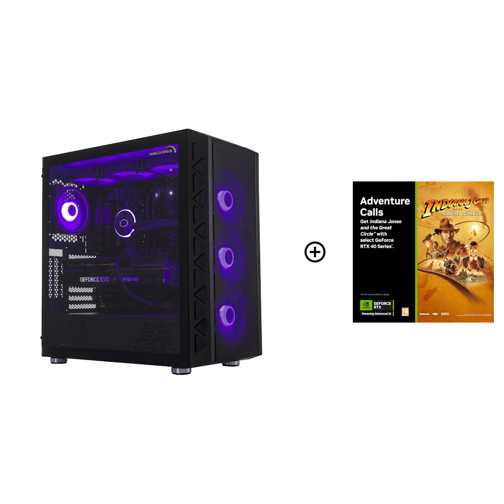 Refract Gaming Indigo - 1440p/4K Pro Pre-Built Gaming PC