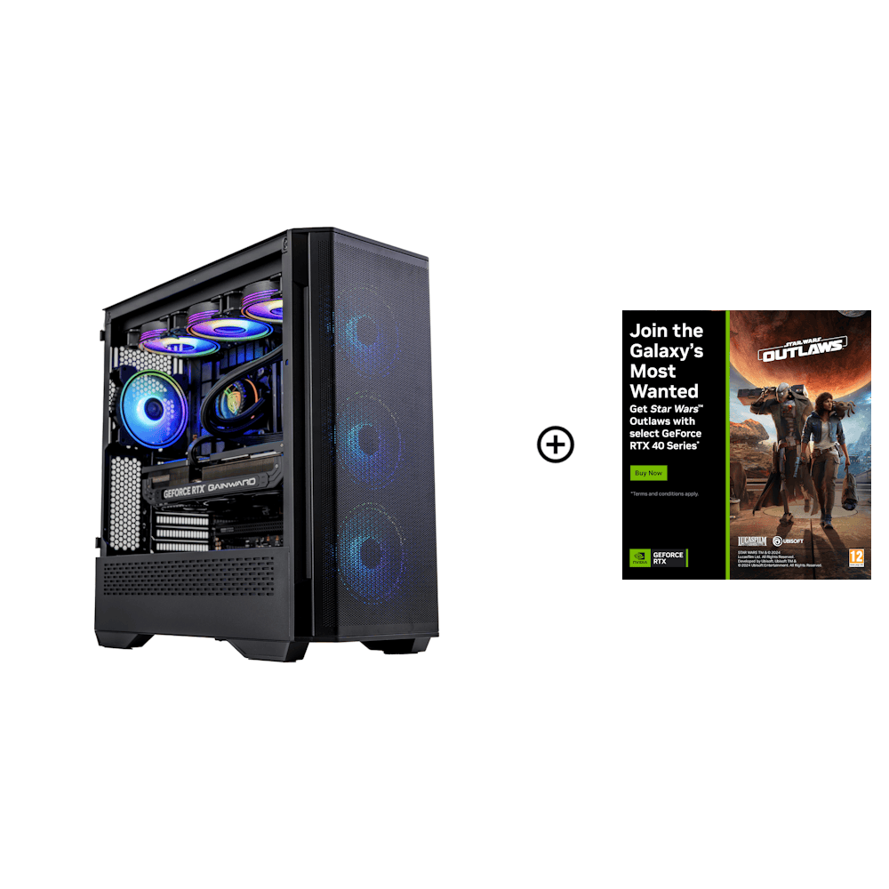 OcUK Gaming Khopesh - AMD Ryzen 7 7700X, RTX 4070 Ti Super Gaming PC