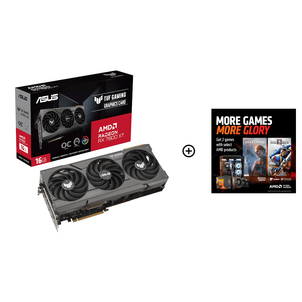 Asus TUF AMD Radeon RX 7800 XT 16GB GDDR6 PCI-Express Graphics Card