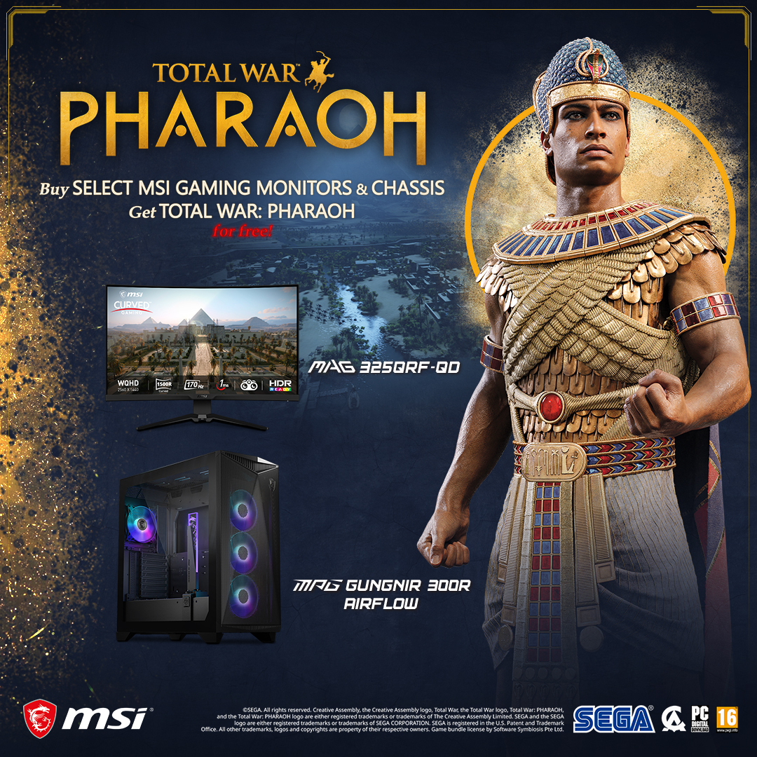 Get Total War Pharaoh with MSI