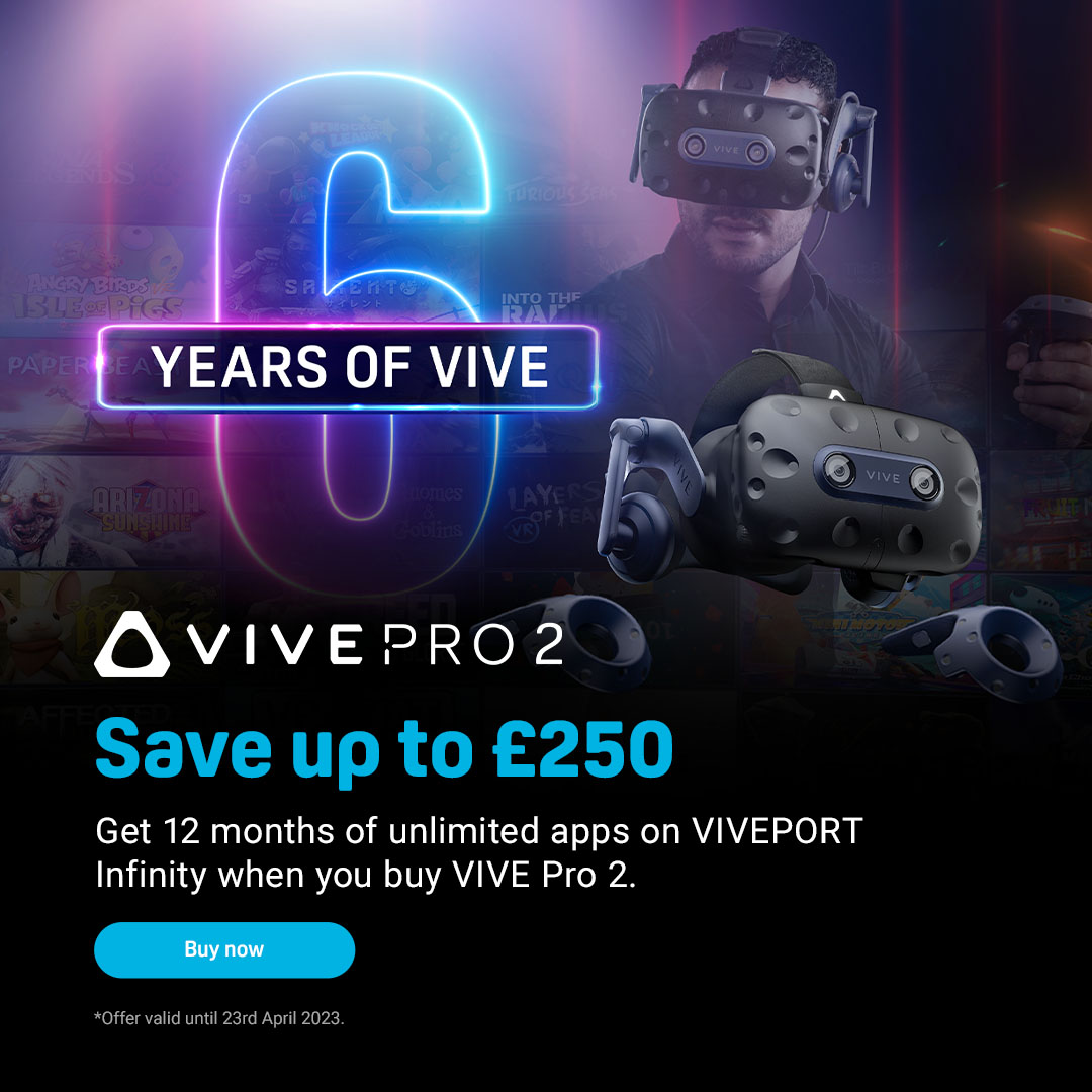 VIVE Pro 2, Save up to £250