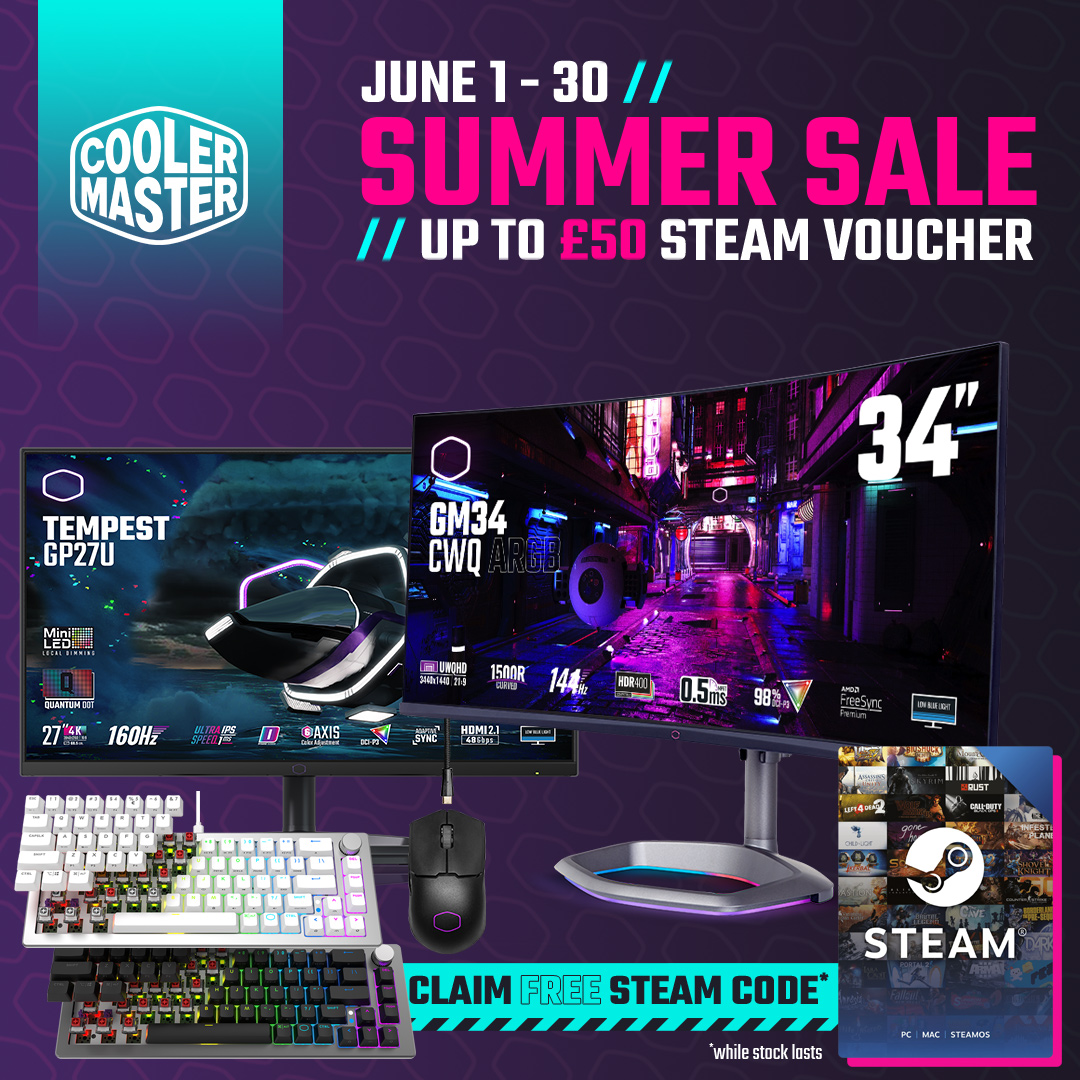Cooler Master Steam Summer Sale 