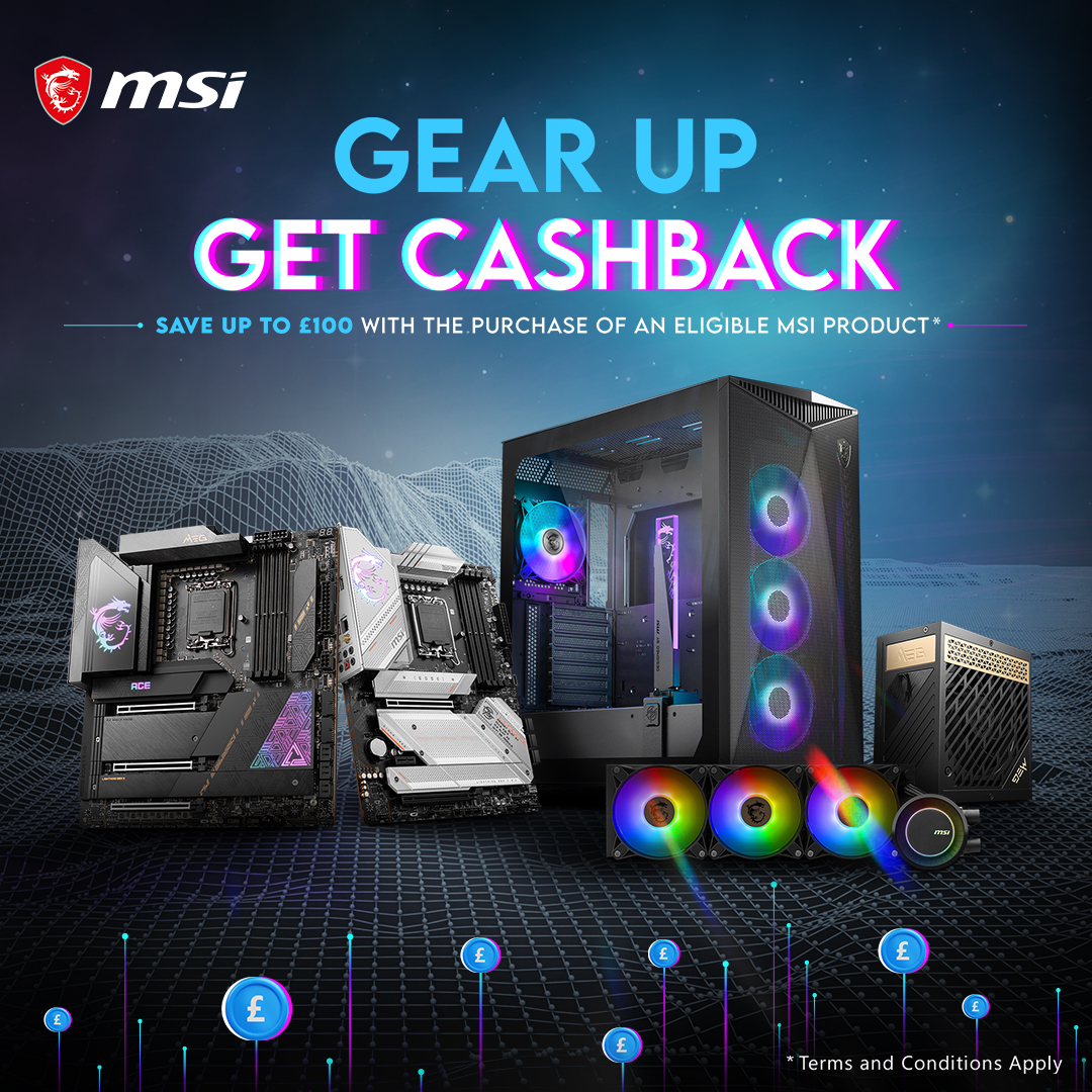 Gear Up, Get Cashback with MSI