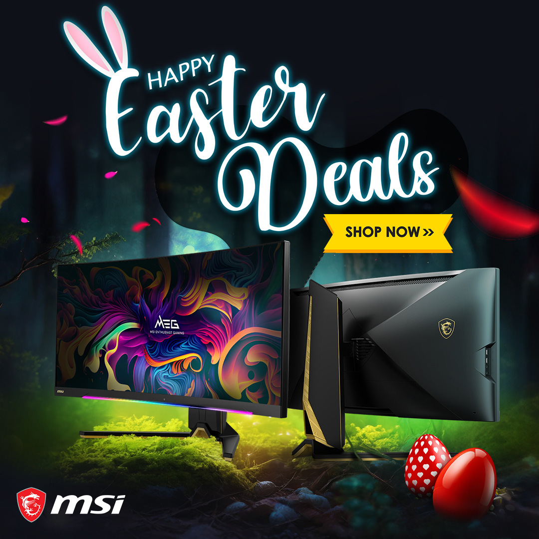 MSI Easter Sale on gaming monitors