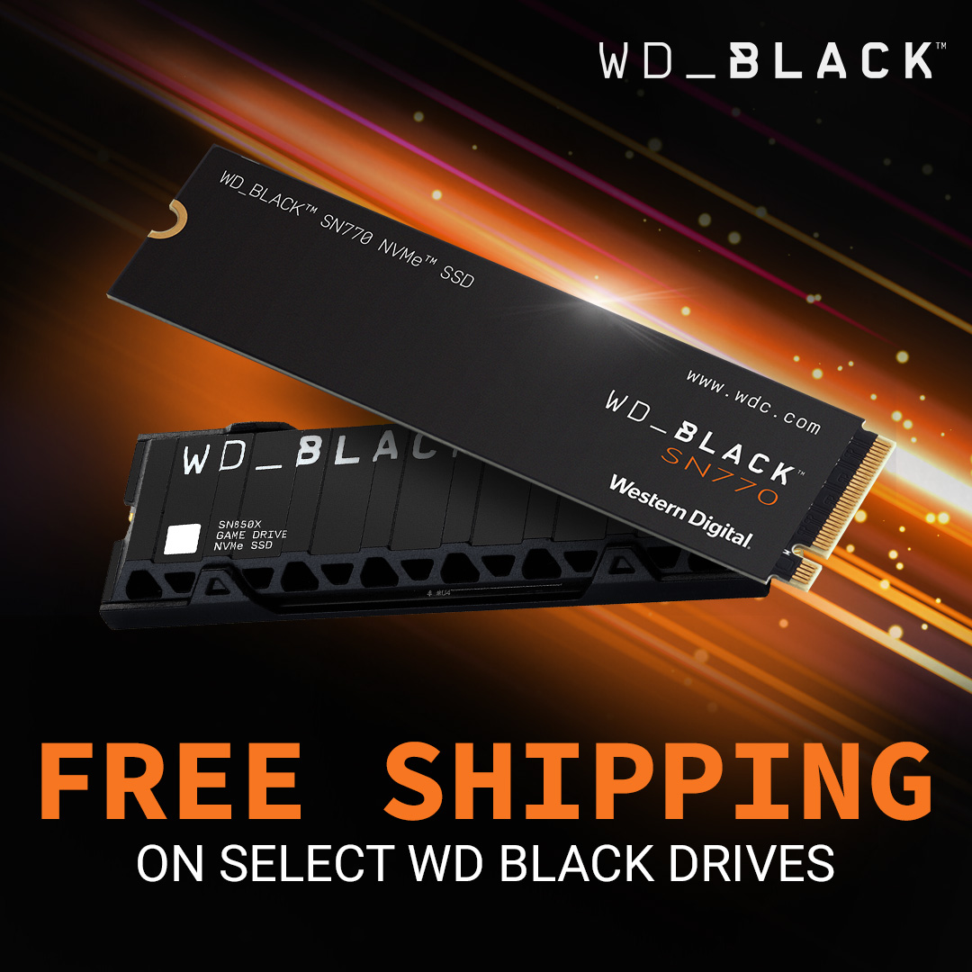 Free Delivery on WD