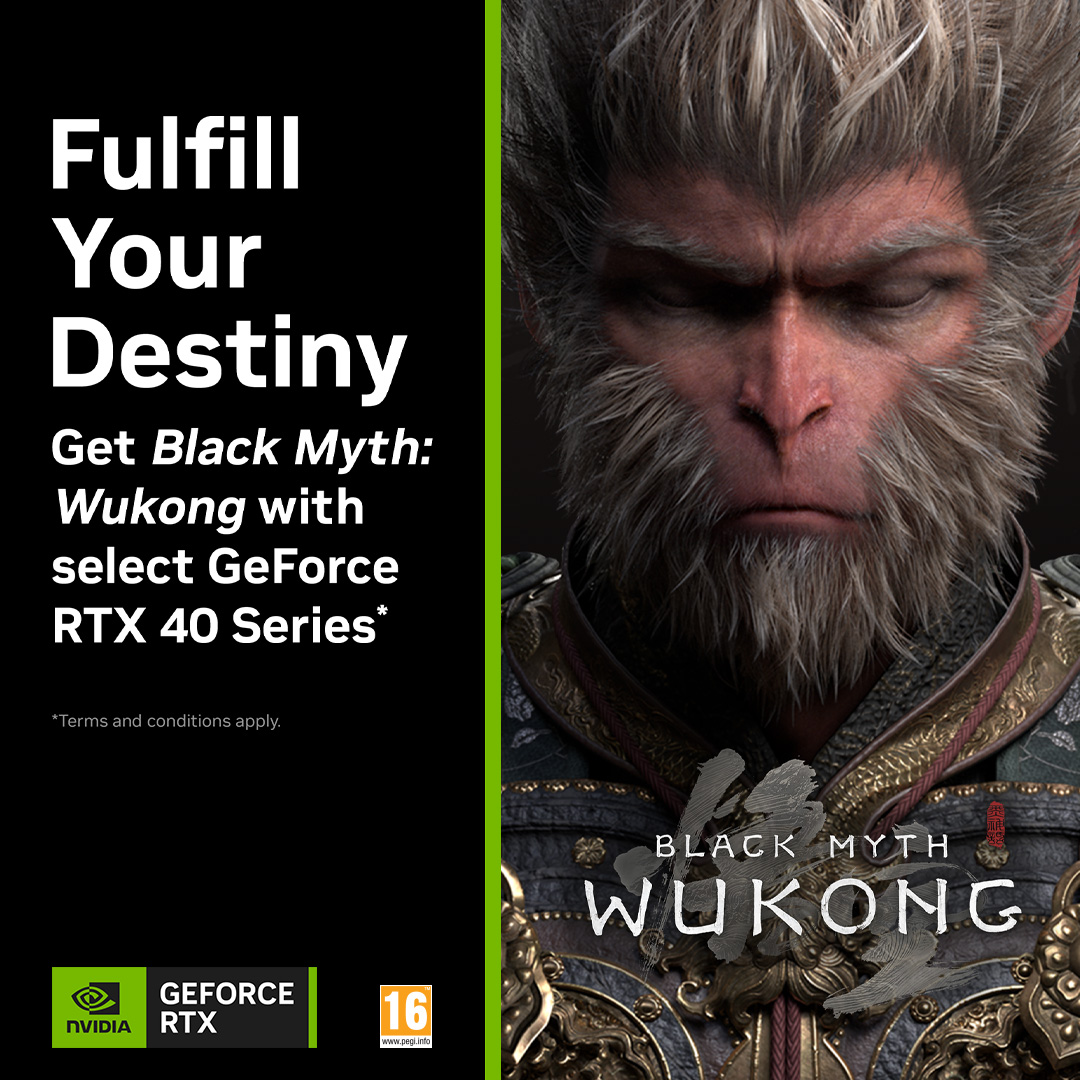 Get Black Myth: Wukong with NVIDIA!