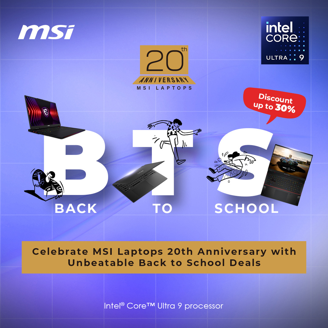 Head back to school in style and save with MSI