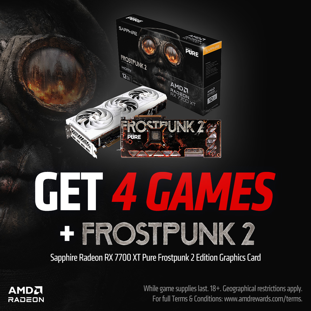  Get Frostpunk with new Sapphire Radeon RX 7700 XT GPU