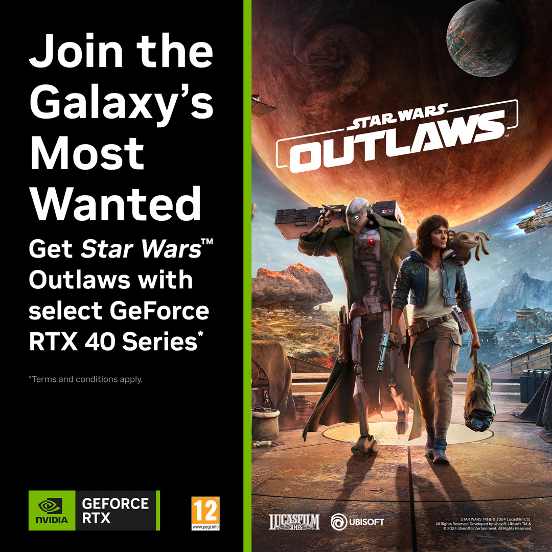 Get Star Wars™ Outlaws with NVIDIA